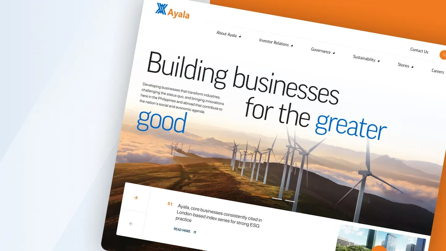 Ayala Corporation hero background